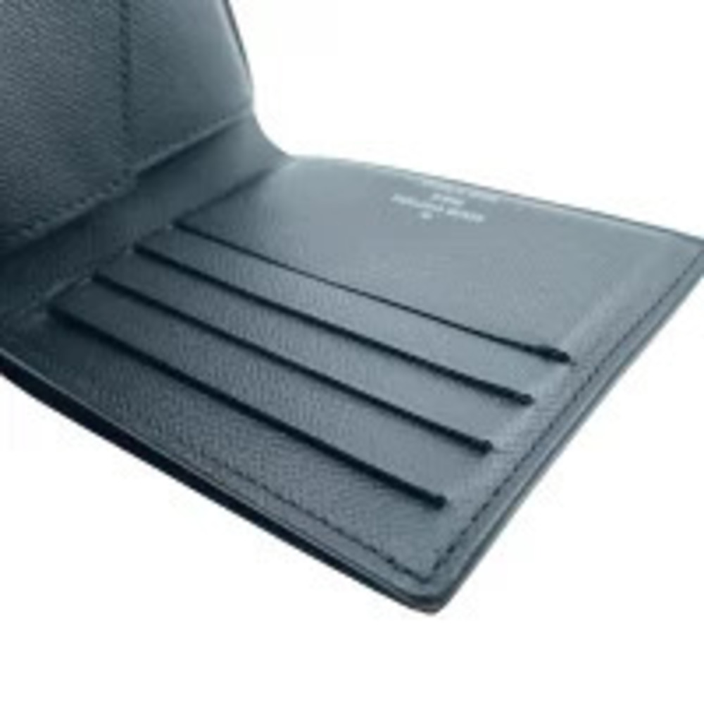 LOUIS VUITTON Portefeuille Marco NM Monogram Eclipse Black Canvas Black Wallet - Picture 5 of 7